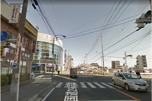 写真イメージ　「勝田台入口」交差点の風景