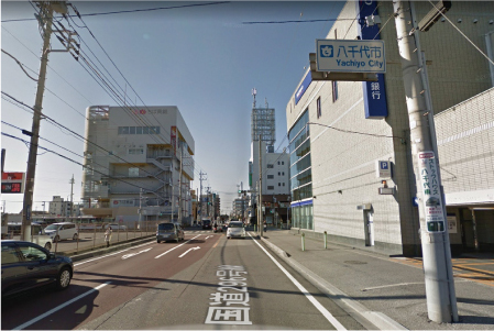 写真イメージ　「勝田台入口」交差点の風景